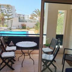 Residence sur plage, 2 piscines