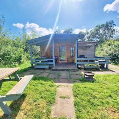 Beautiful Wooden tiny house, Glamping cabin with hot tub 2