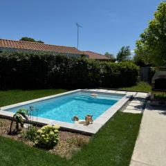 Le Lodge de l'océan - Maison familiale en bois neuve - Piscine chauffée