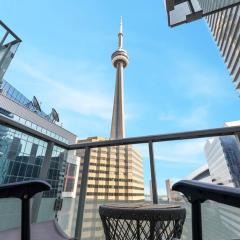 Stunning One Bedroom Apartment with CN Tower View, Lake View, and Free Parking