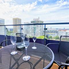 Mills - free parking - balcony with city view - close to Nivy mall