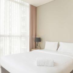 Homey and Warm 1BR at Ciputra International Apartment By Travelio