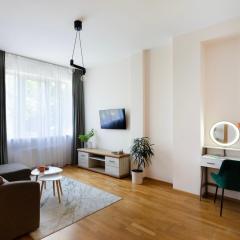 One bedroom Sunny Tallinn Street Apartment With Parking