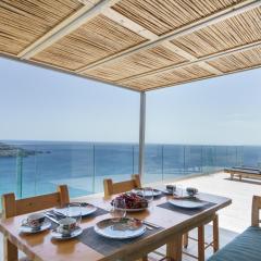 New seaview villa Venetsianiko with Private Pool & BBQ close to the beach