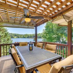Lakefront Blairsville House with Game Room and Hot Tub