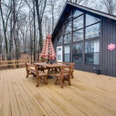 Fire Pit and Community Perks Gouldsboro Cabin!