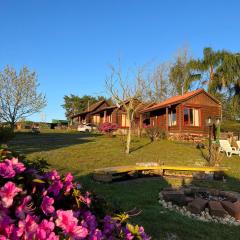 Casa no Campo, aconchego com lareira e banheira em quase todas Cabanas!