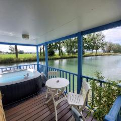 Cottage flottant Terrasse Nature près Dijon