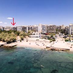 Athens Riviera, seaview, beachfront, Lux Apartment on Starbucks building