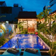 Trang Tron Homestay - Entire house with Pool near An Bang beach