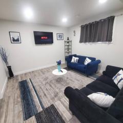 Charming 2-Bedroom Basement Oasis Sleeps 5,Size-150sqm, Netflix, family friendly