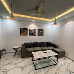 Travellers Heaven 2BR APT Living Room Gulshan Iqbal 13-E