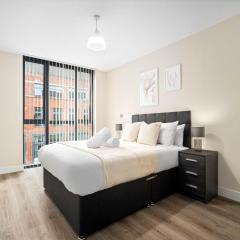 New Luxury Two Bedroom Apartment - City Centre - JQ - Wifi - Netflix - 5AH