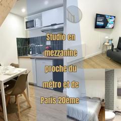 733 Nouveau studio en mezzanine proche du métro L9