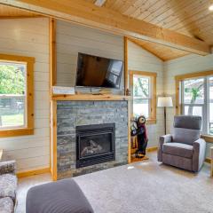 Lake Hubert Cabin with Private Deck and Boat Dock