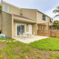 Fort Pierce Condo Walk to Beach and State Park!