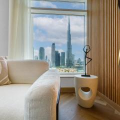 Upgraded Apartment with Stunning Burj Khalifa View