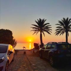 Appartement dans résidence au bord de la mer avec plage privée