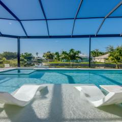 BRANDNEW Villa-PureSun at Canal intersection, heated saltwater pool and spa, facing south