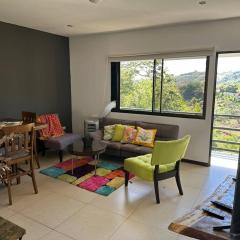 Casa mirando a la montaña, camino al volcán