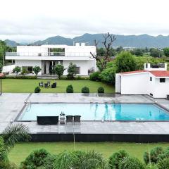 2 BHK Elegant Villa with Scenic View, Pool & BBQ at Udaipur
