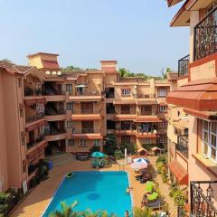 2BHK Premium Stay in Calangute W Pool, AC