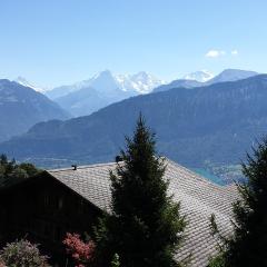 Chalet Hinkelstein in Beatenberg traumhafte Aussicht auf Eiger, Mönch & Jungfrau