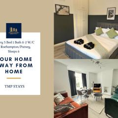 Luxe Short Stays - Sleeps 6 - Putney - Roehampton - Free Parking