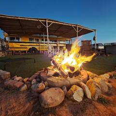 Yellow Karoo school bus