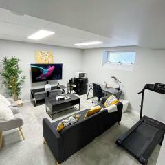 Modern Basement Suite with Comforts