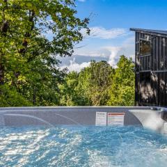 Little Bear Lodge, 3BR2BA private cabin in Cosby, TN Gorgeous outdoor space, fire pit, hot tub