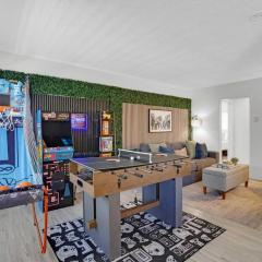 6th Haven, Arcade, King Bed, Games, 1 Mile to Beaches