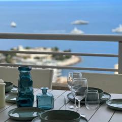 5mn Monaco - Vue panoramique sur la mer - Parking - DZ