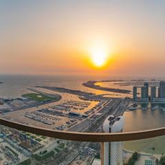 The Luxe Marina Experience - Stylish 2BR with Sweeping Balcony Views for Total Relaxation