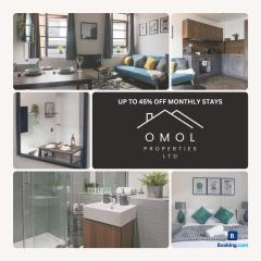 Heaton Suite - Modern 1 bedroom apartment in Birmingham City Centre - Perfect for Family, Business & Leisure stays by OMOL Properties