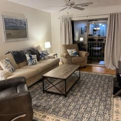 True Blue Spacious Condo on golf course!