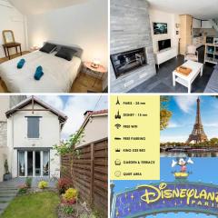 Le Traditionnel - Maison avec Jardin & Parking - Idéal Disneyland & PARIS