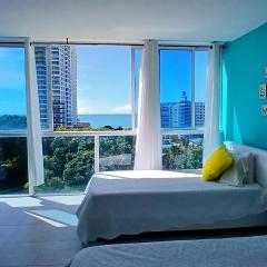 Apartamento de playa en coronado con vista al mar