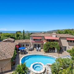 Grand Mediterranean Villa in La Jolla Hillside