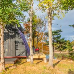 Wooden A-Frame Tent