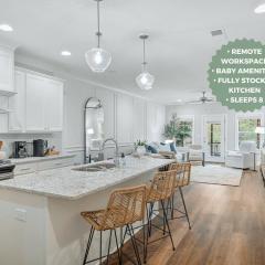Serene 3BR, Family Friendly, Remote Workspace, Sleeps 8!