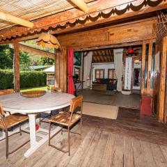 Fare TEAK avec Palapa et piscine partagée