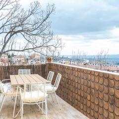Desconexión en la sierra casa con terraza y bbq