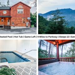 Indoor Heated Pool Hot Tub Cabin