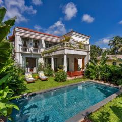 La Rozalia, Exquisite 4 BHK Villas with Large Pool, Garden, Dedicated Caretaker, Terrace, 2 mins from the famous Dear Zindagi Road