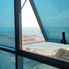 Elegant Sea View Bedroom with Shared Balcony and WC, Spacious and Serene Retreat - ROOM INSIDE APARTMENT