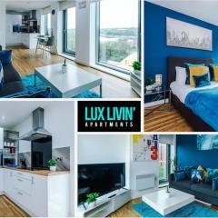 Lux Livin' Apartments - Luxury 2 BED Sky Apartment Manchester FREE GYM