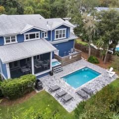 Deja Blue-6BR w Pool Hot Tub-Steps To Beach