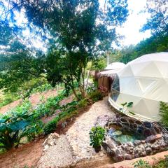 Nomad Dome at Salto Jimenoa Waterfall