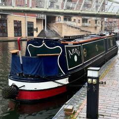 Narrowboat in Birmingham City